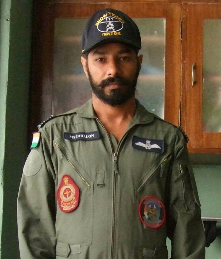 Wing commander Mandeep Singh Dhillon
